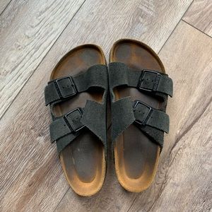 Black Suede Birkenstocks